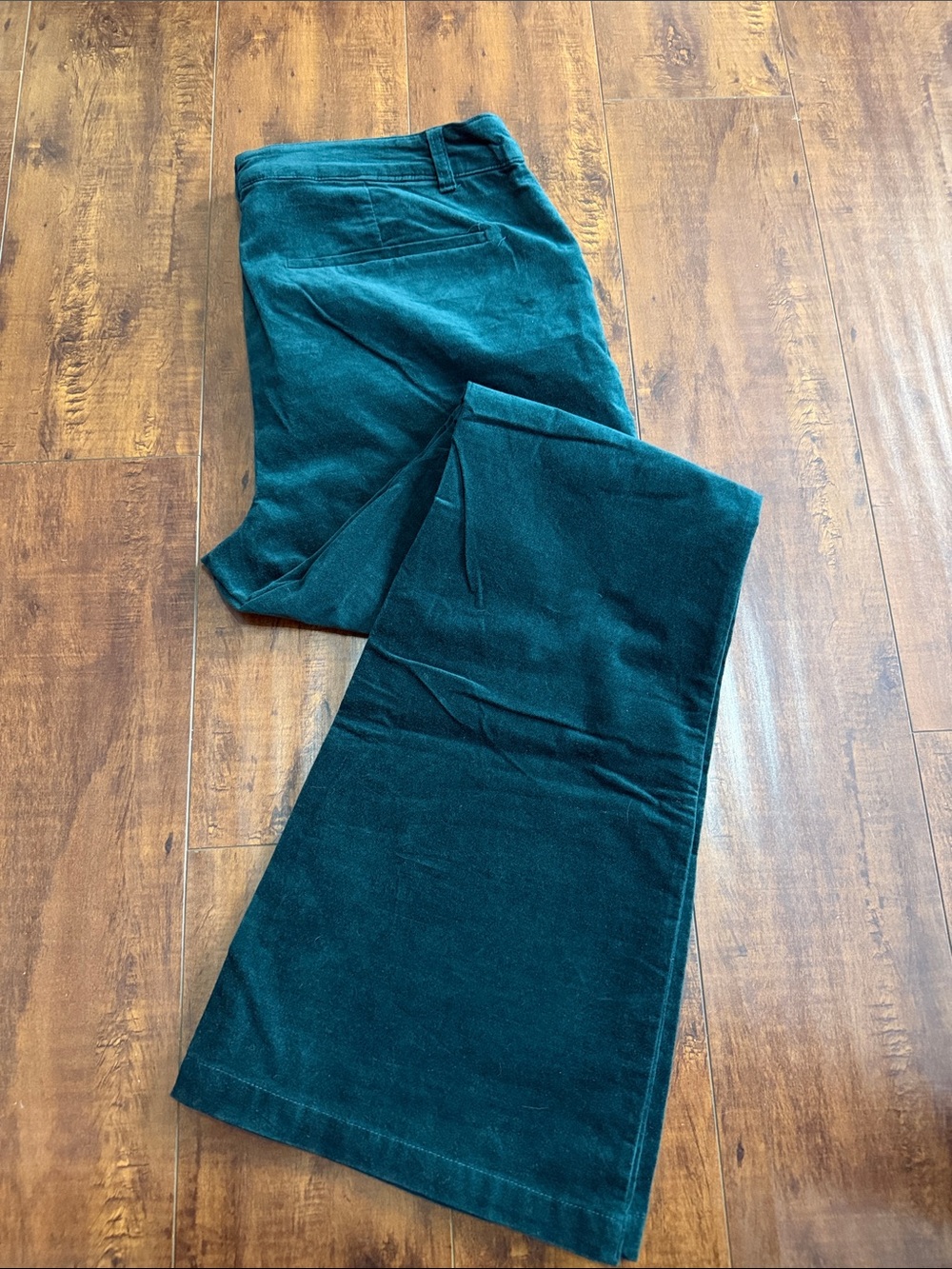 Matilda Jane Emerald Green Flare Velvet Pants